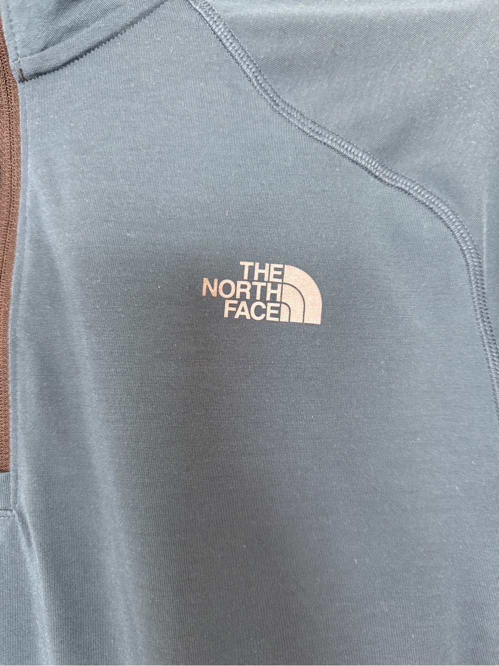THE NORTH FACE MEN’S LIGHTWEIGHT THREE QUARTER ZIP SIZE L WITH THUMB HOLES - Picture 3 of 11